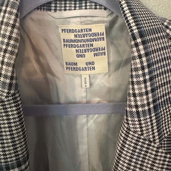 Anthropologie oversized blazer skirt set preppy dark academia cool girl 90’s - Picture 12 of 16